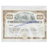 Gulf, Mobile & Ohio Railroad Co. 30 Share Stock