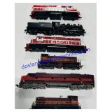 (6) HO Scale Model Train Engines