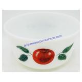 Opaque Glass Advertising Mixing Bowl