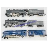 (3) AC Gilbert S Scale Model Train Engines