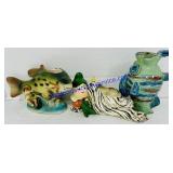 3 Ceramic Pen Holders