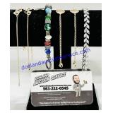 6 Mixed Metal Bracelets