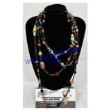 Beaded Necklace & Earrings Set