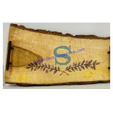 Wood Burned Charcuterie Board