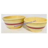 (2) Pottery Bowls