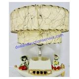Mid Century Asian Electric Planter Lamp