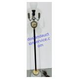 Mid-Century Torchiere and 3-arm Candelabra Floor