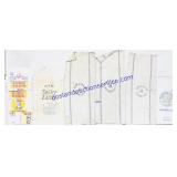 8 Linen Flour & Feed Bags (4 Missing Stitching)