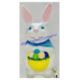 22" Plastic Blow Mold Easter Bunny Light