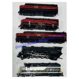 (5) HO Scale Model Train Engines