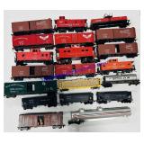 (20) HO Scale Model Train Cars