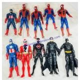 (10) Marvel Toy Action Figures