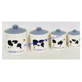 4-Piece Ceramic Canister Set