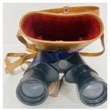 Binolux 7X50 Binoculars with Leather Compass Case