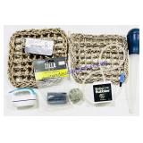 Air Pump, Screen Clips, Rope Nets, Etc