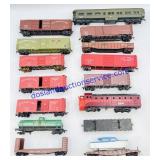 (15) HO Scale Model Train Cars