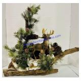 Buck Figurine Woodland Centerpiece