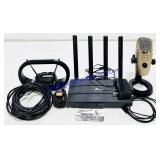 Blue Yeti Microphone, TP-Link Router, Philips