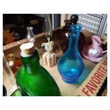 COLOR GLASS DECOR /PURFUME BOTTLE /PLUS