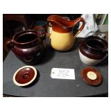 BEAN CROCKS /PITCHERS