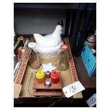 MILK JUGS/CHICKEN/PLUS