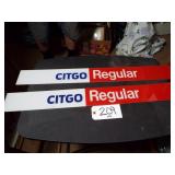CITGO REGULAR SIGNS PLASTIC