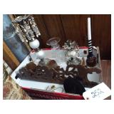 CORNER SHELF/CANDLE HOLDERS