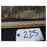 GEORGETOWN UNIVERSITY 1830 FRAMED ART