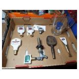 VINTAGE BEER TAPPER HANDLES/PABST PITCHER