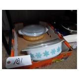 VINTAGE PYREX SNOWFLAKE/BUTTERFLY