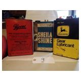 PYRENE/SHEILA SHINE/JOHN DEERE CANS