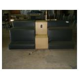 2 Leather Lounge Chairs with Outlets