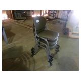 3 Rolling Chairs