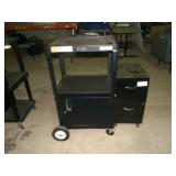 Rolling Filing Cabinet and Luxor Rollin Cart