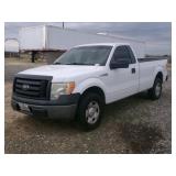 2009 Single  Cab Ford F150 Vin 1FTRF12W79KB23230