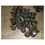 30- Kettle Bells Varies Weights from 10 to 35