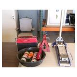 2- 1 Ton Jack, Justin Case and Jack Stand