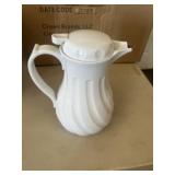 White Swirl  Carate 42oz qty 6