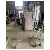 Rolling Rack  31 in Width 63in Height