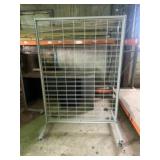 One Rolling Display Rack  48 1/2 Width 39inch in