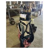 Golf Club Bag With 8 Clubs