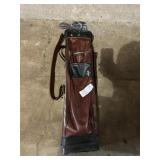 Golf Club Bag With 7  Golf Clubs