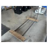 Metal Rolling Cart Handle Damaged