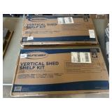 2 Vertical Shed Shelf Kits