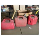 3 Gas Cans