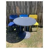 Metal Table and Chairs