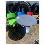 Metal Table and Chairs