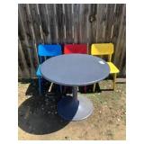 Metal Table and Chairs