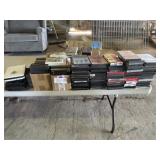 Assorted Movie CDs with Portable DVD Players