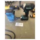 Makita Sander no battery and Makita Impact Drill